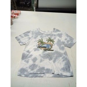Preston & James Juniors T-Shirt Medium Tye Dyed Graphic Beach Short Sleeve